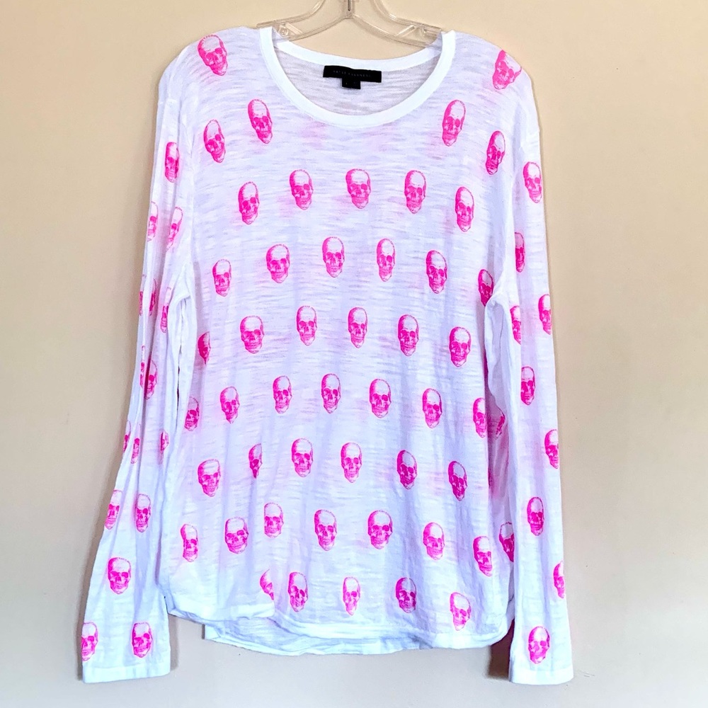 Skull Cashmere Knit Top Sz L